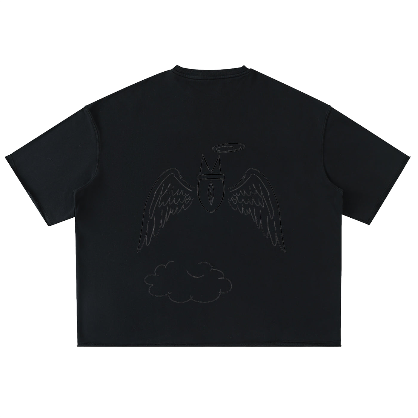 Nimbus Novem ~ Washed Rolled Hem Half Sleeve T-Shirt
