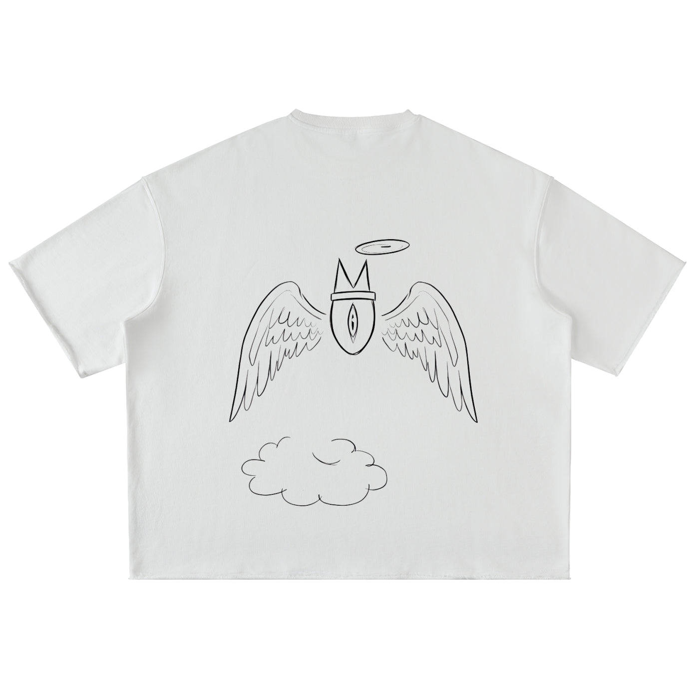 Nimbus Novem ~ Washed Rolled Hem Half Sleeve T-Shirt