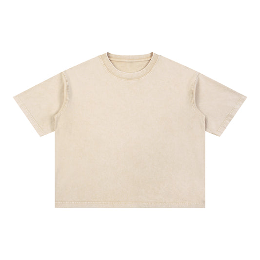 Nimbus Novem ~ Cloudveil Tee • Mineral Wash ~  Boxy Cotton T-Shirt