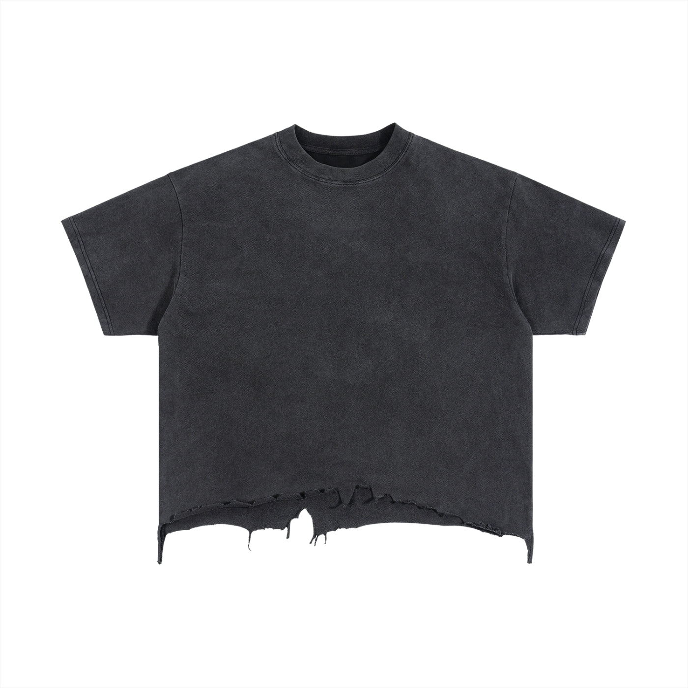 Nimbus Novem ~ Archive Tee IX • Vintage Wash • Boxy Fit • Distressed Hem