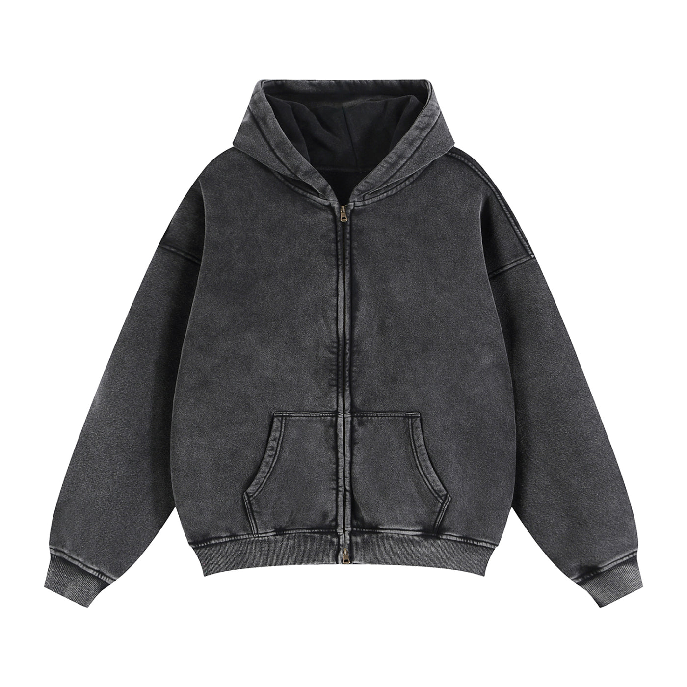Nimbus Novem ~ Aether Hoodie • Premium Fleece ~ Boxy Silhouette ~ Full-Zip Design