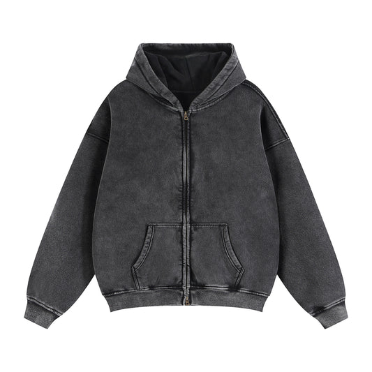 Nimbus Novem ~ Aether Hoodie • Premium Fleece ~ Boxy Silhouette ~ Full-Zip Design