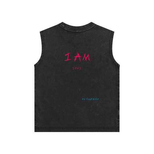 I AM ~ 1 0f 1 ~ Snow Washed Kids' Tank